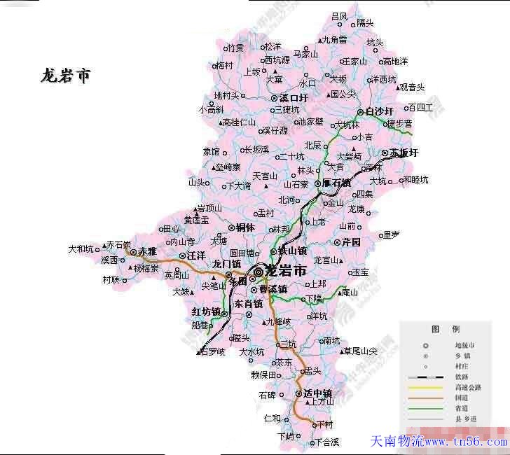 東莞到龍巖市地圖 www.futureeducation.cn